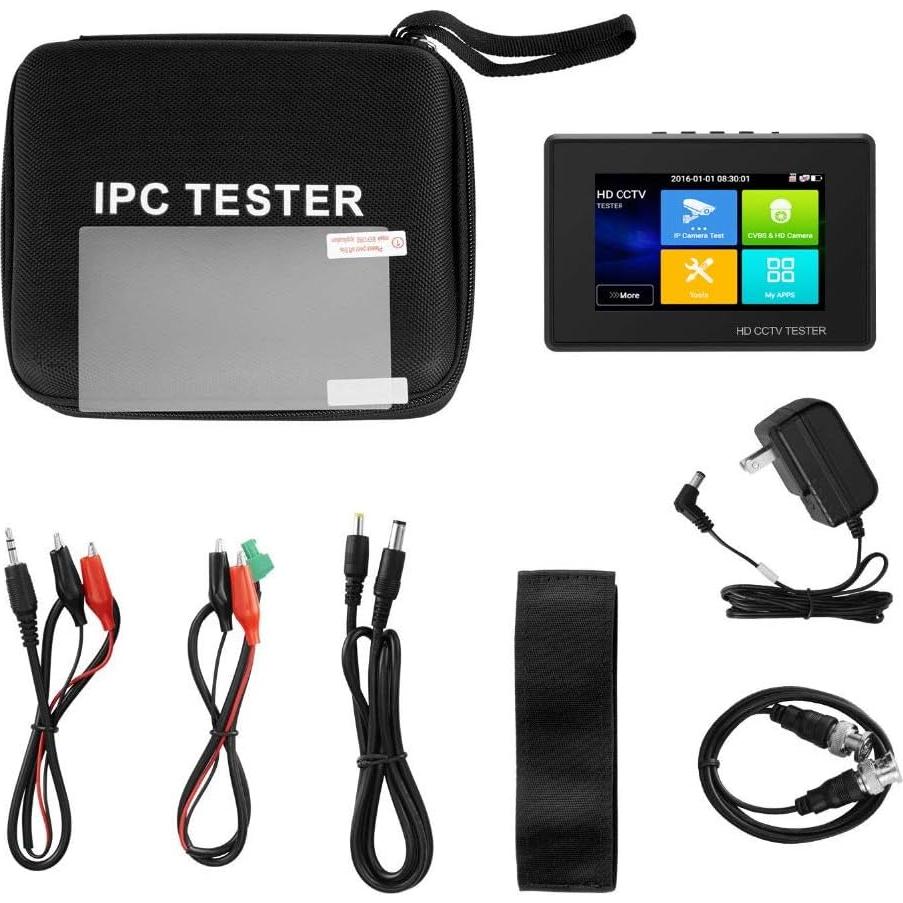 Probador CCTV 5 en 1 EVERSECU 4" Pantalla Táctil 4K