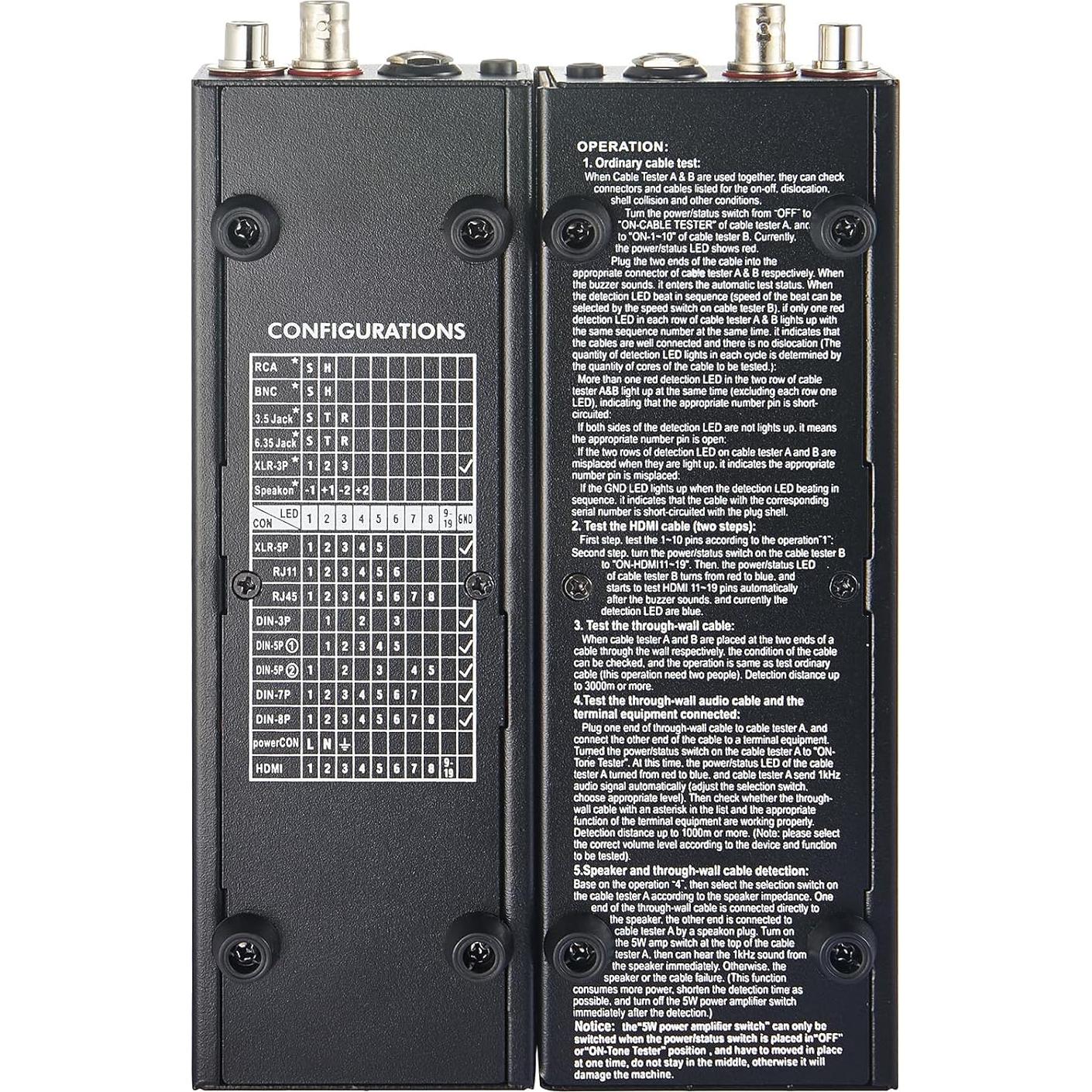 Probador de Cable Avanzado MFL. Desmontable 15 en 1