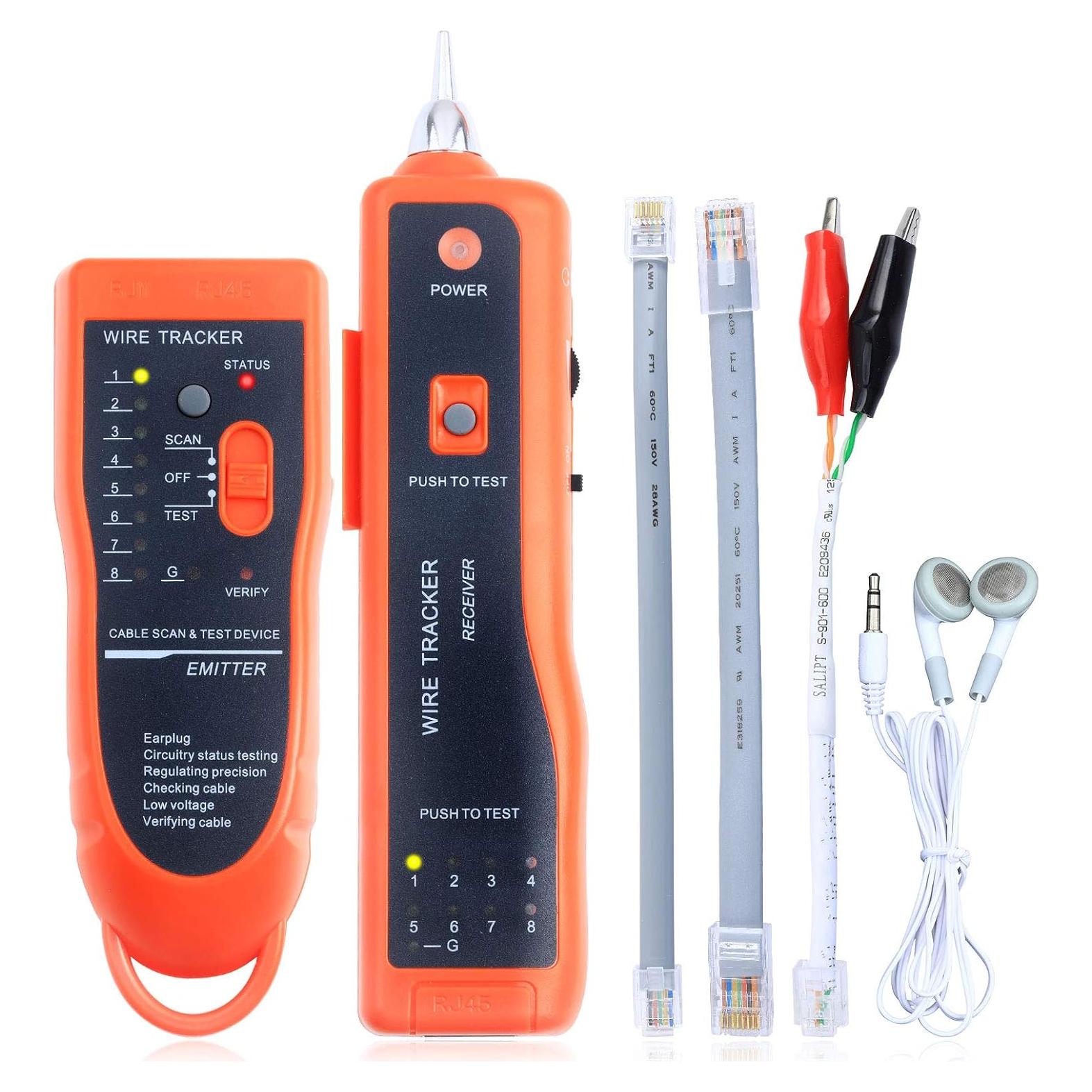 Probador de Cable de Red Cruiser XQ-350 RJ45 RJ11 9V