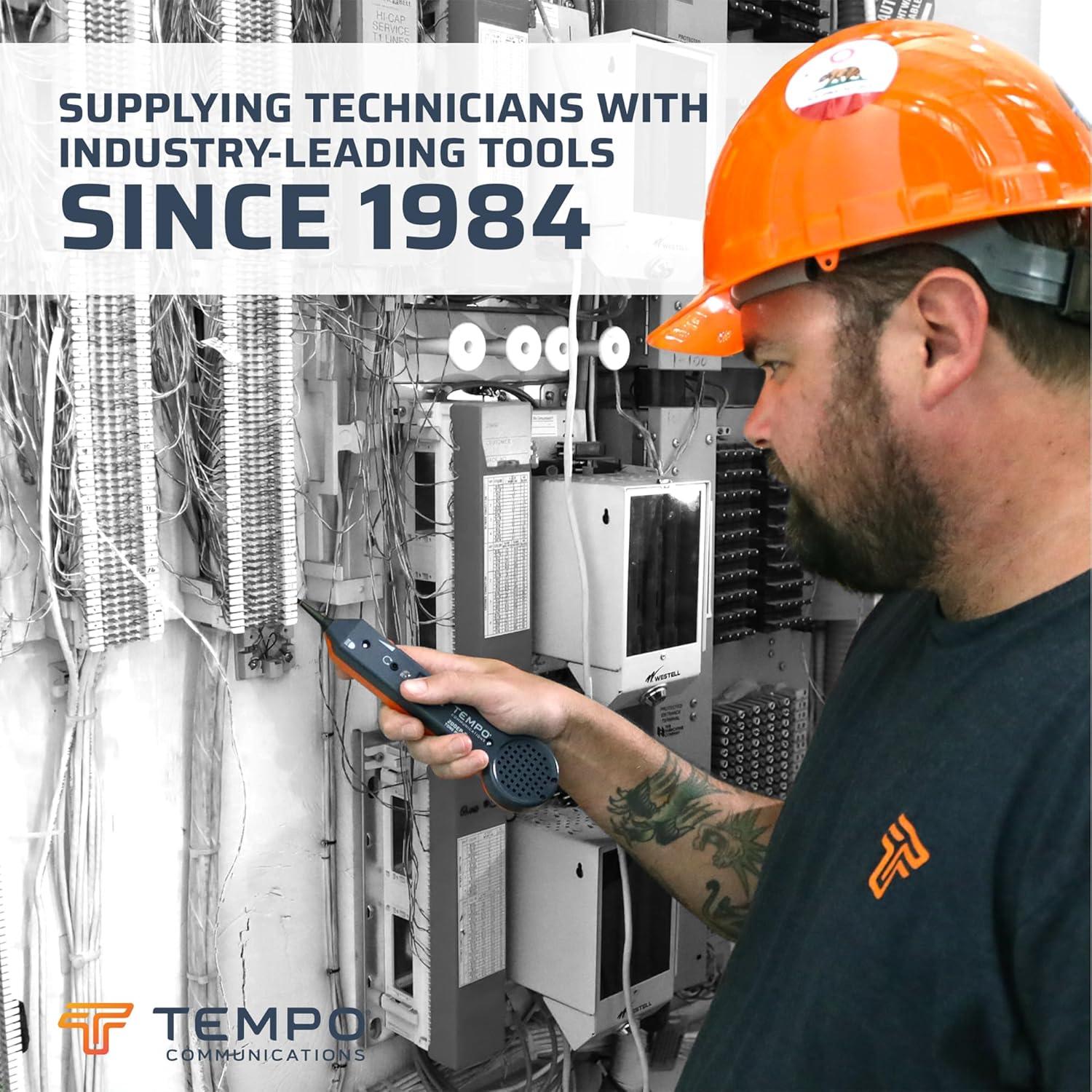 Conjunto de Prueba de Teléfono Tempo TM-700 con Pantalla LCD