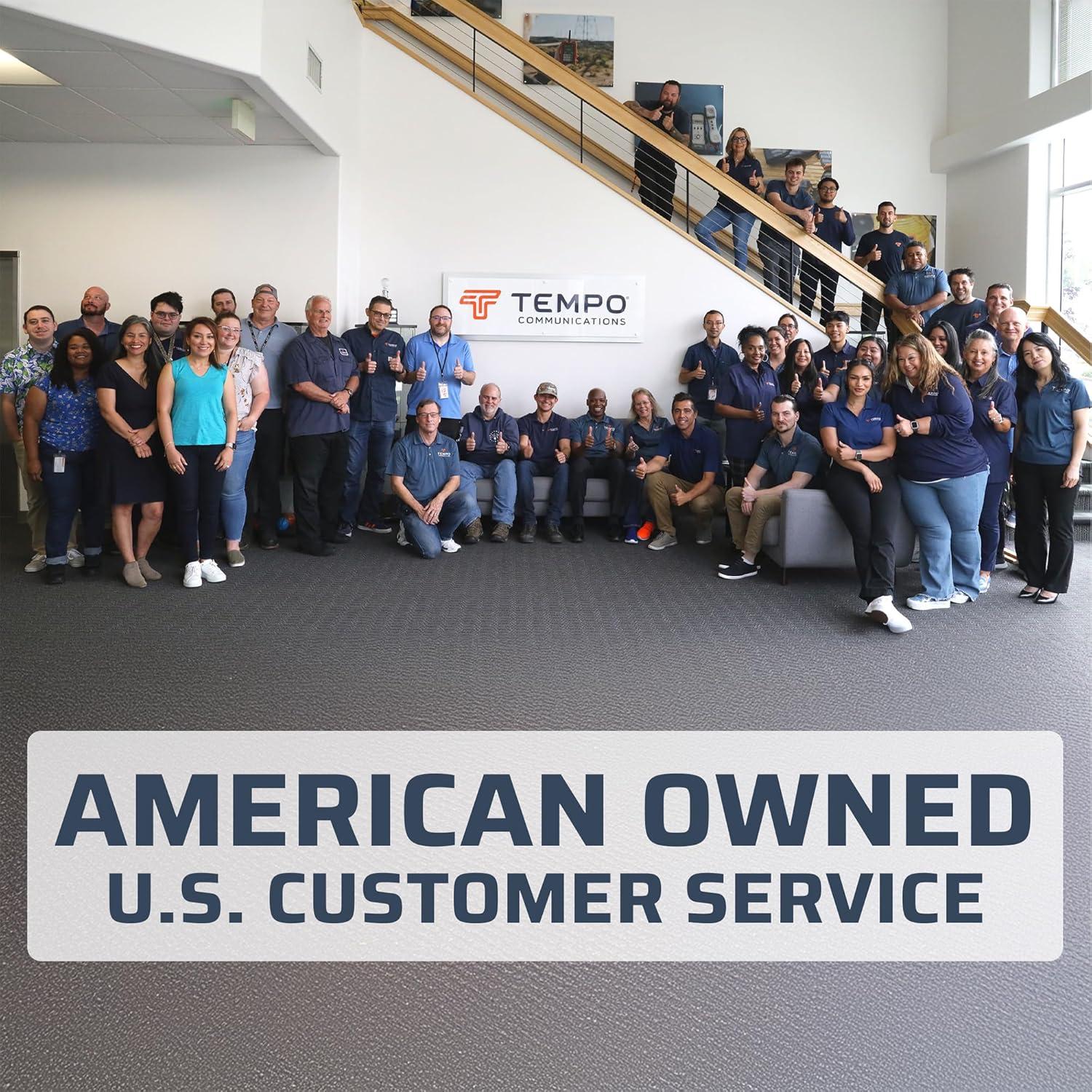 Conjunto de Prueba de Teléfono Tempo TM-700 con Pantalla LCD