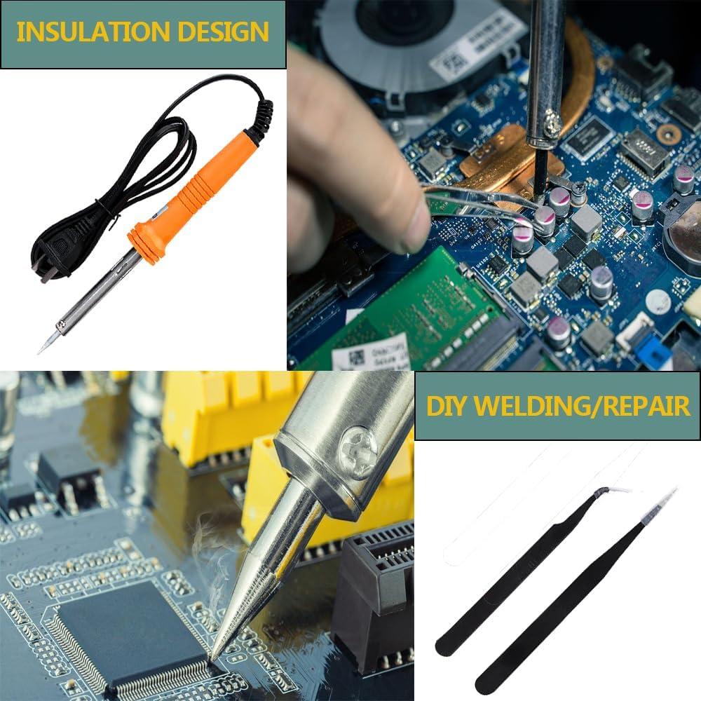 Kit de Crimpado RJ45 LEATBUY-TECH con 50 Conectores y Probador