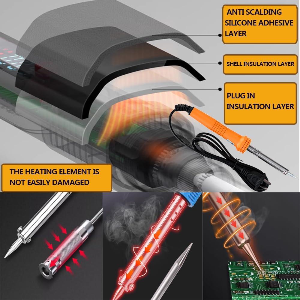 Kit de Crimpado RJ45 LEATBUY-TECH con 50 Conectores y Probador