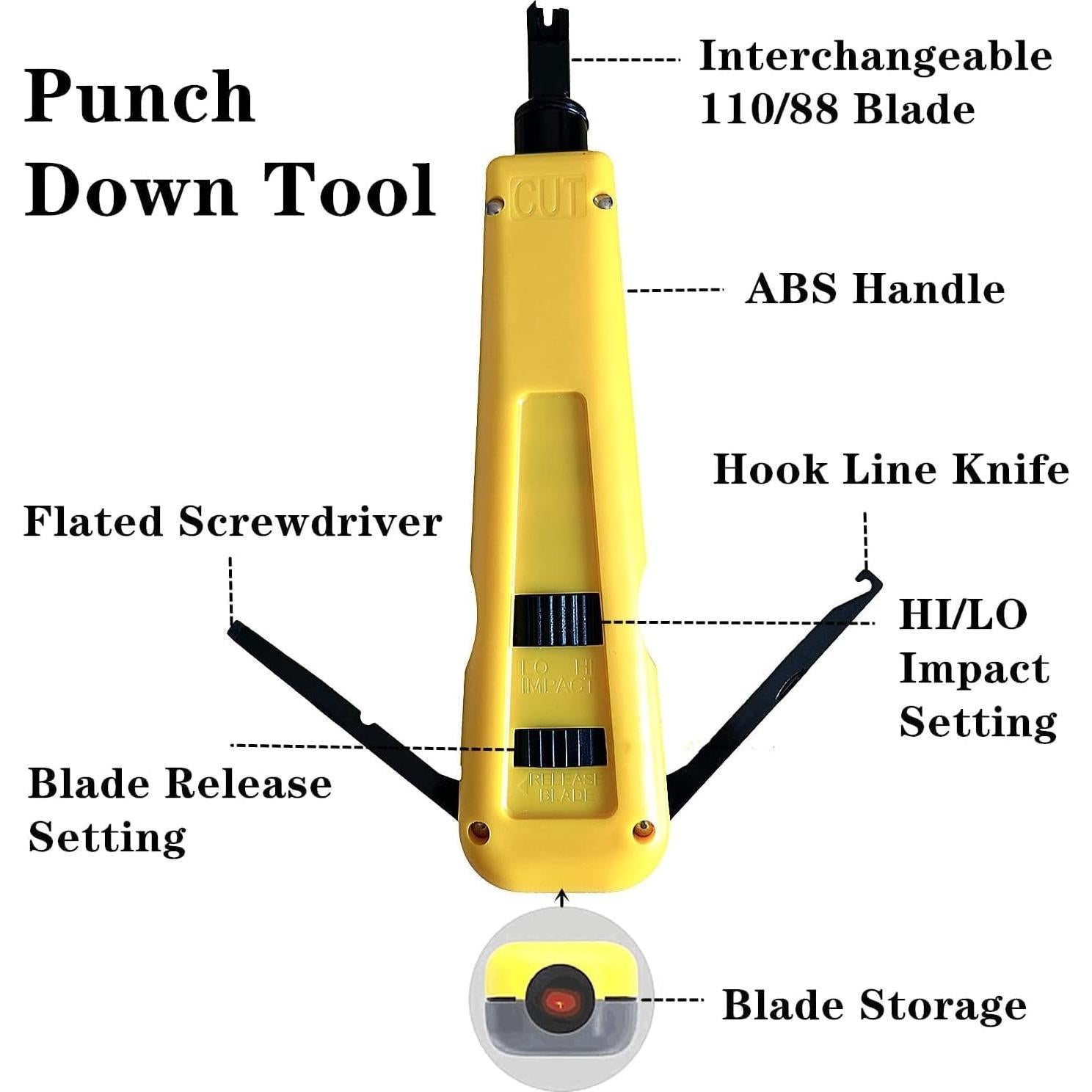 Kit de Herramientas de Crimpado RJ45 Gaobige con Estuche