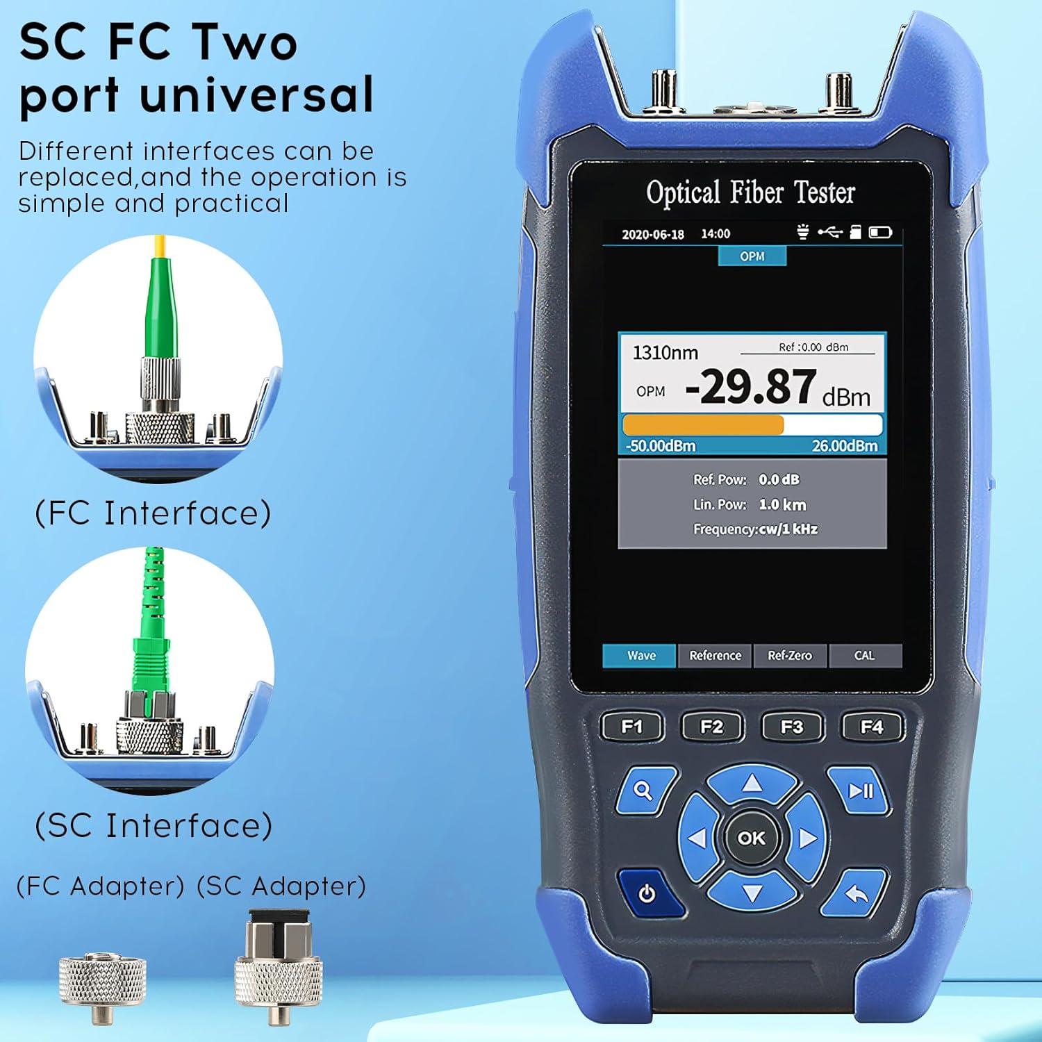 Probador de Fibra Óptica A-900A SAIVXIAN 60km 1310/1550nm