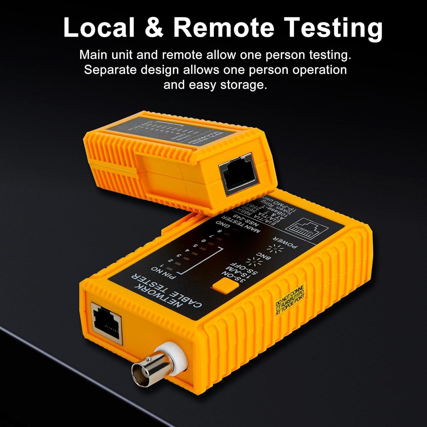 Probador de Cable Coaxial y Ethernet Treedix TRX5-0757R