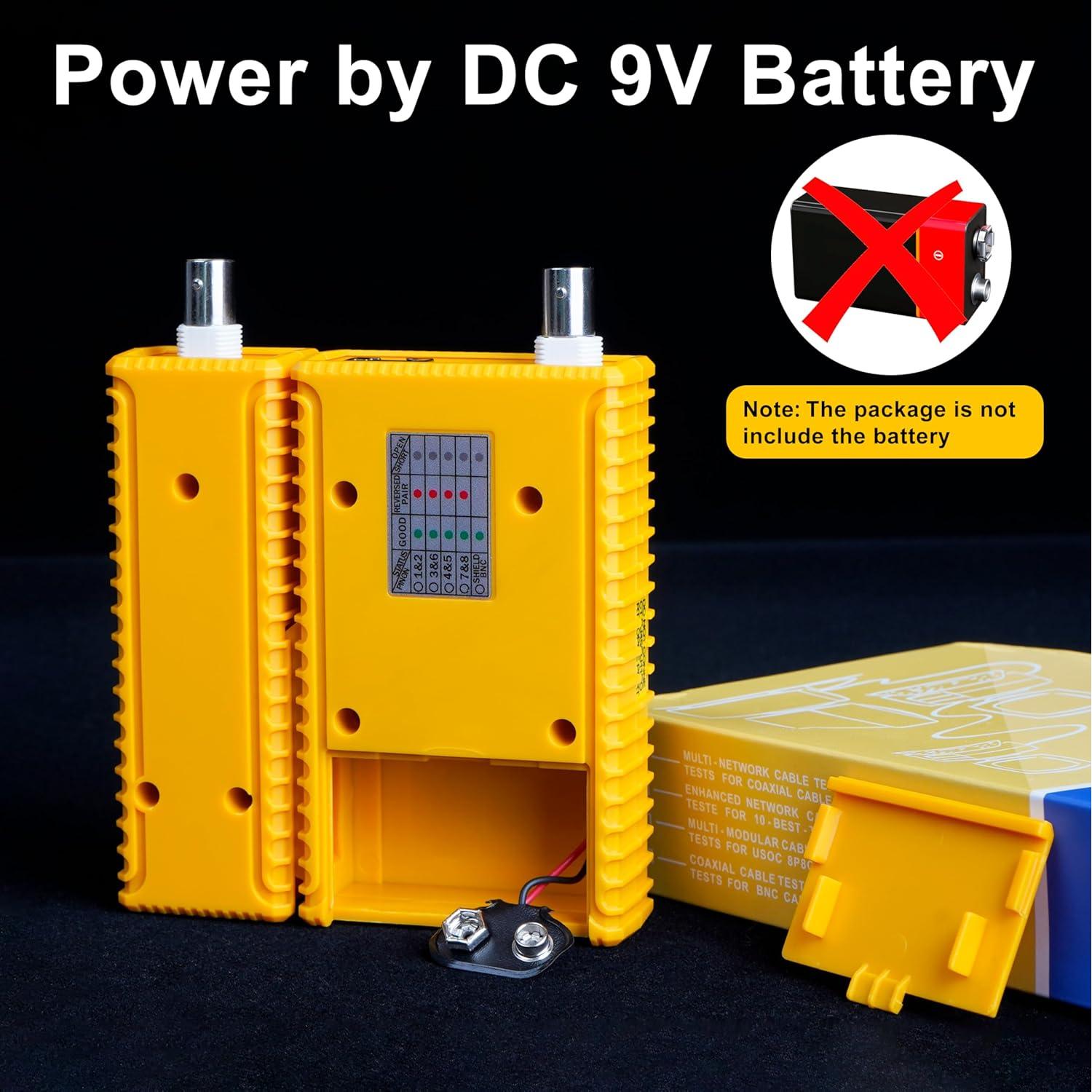 Probador de Cable Coaxial y Ethernet Treedix TRX5-0757R