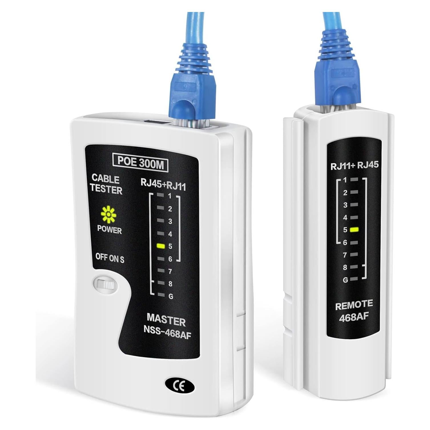 Probador de Cable Ethernet RJ45 AOWIZ Cat5 Cat6 Cat7