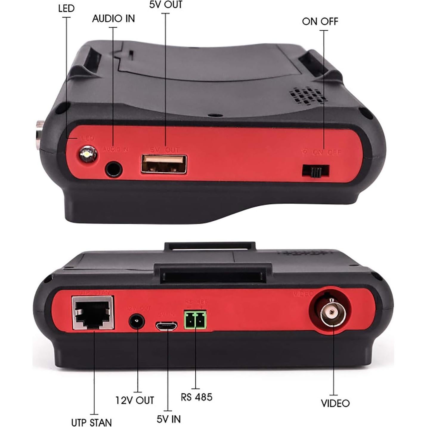 Probador de CCTV SGEF 6800ACT 5" Pantalla 800x480 HD