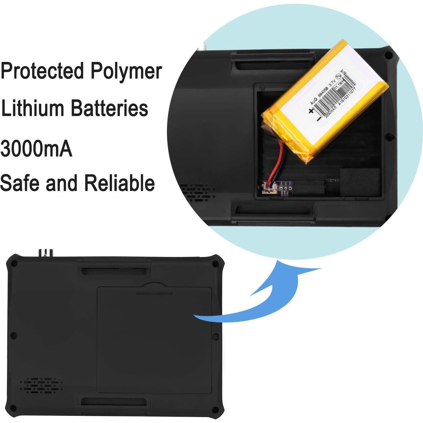 Probador de CCTV SGEF 6800ACT 5" Pantalla 800x480 HD