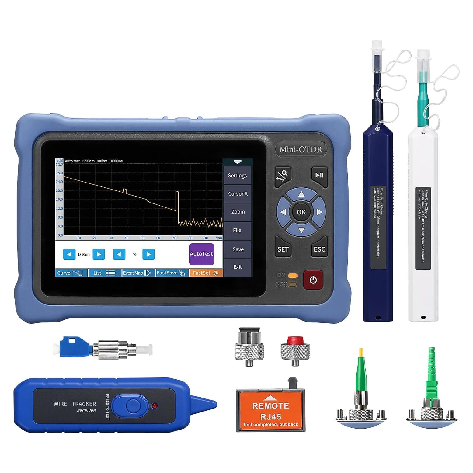 Probador de Fibra Óptica A-800A SAIVXIAN 12 en 1 100km