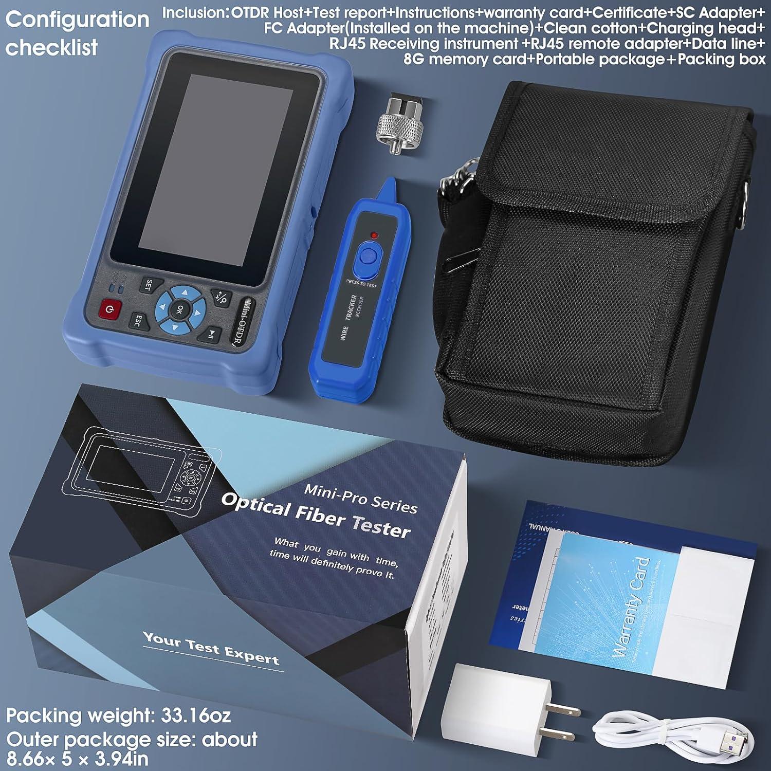 Probador de Fibra Óptica A-800A SAIVXIAN 12 en 1 100km