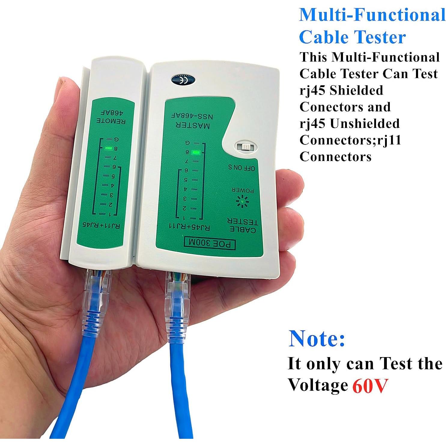 Kit de Crimpado RJ45 Gaobige Cat7 Cat6A Cat6 Cat5e Cat5