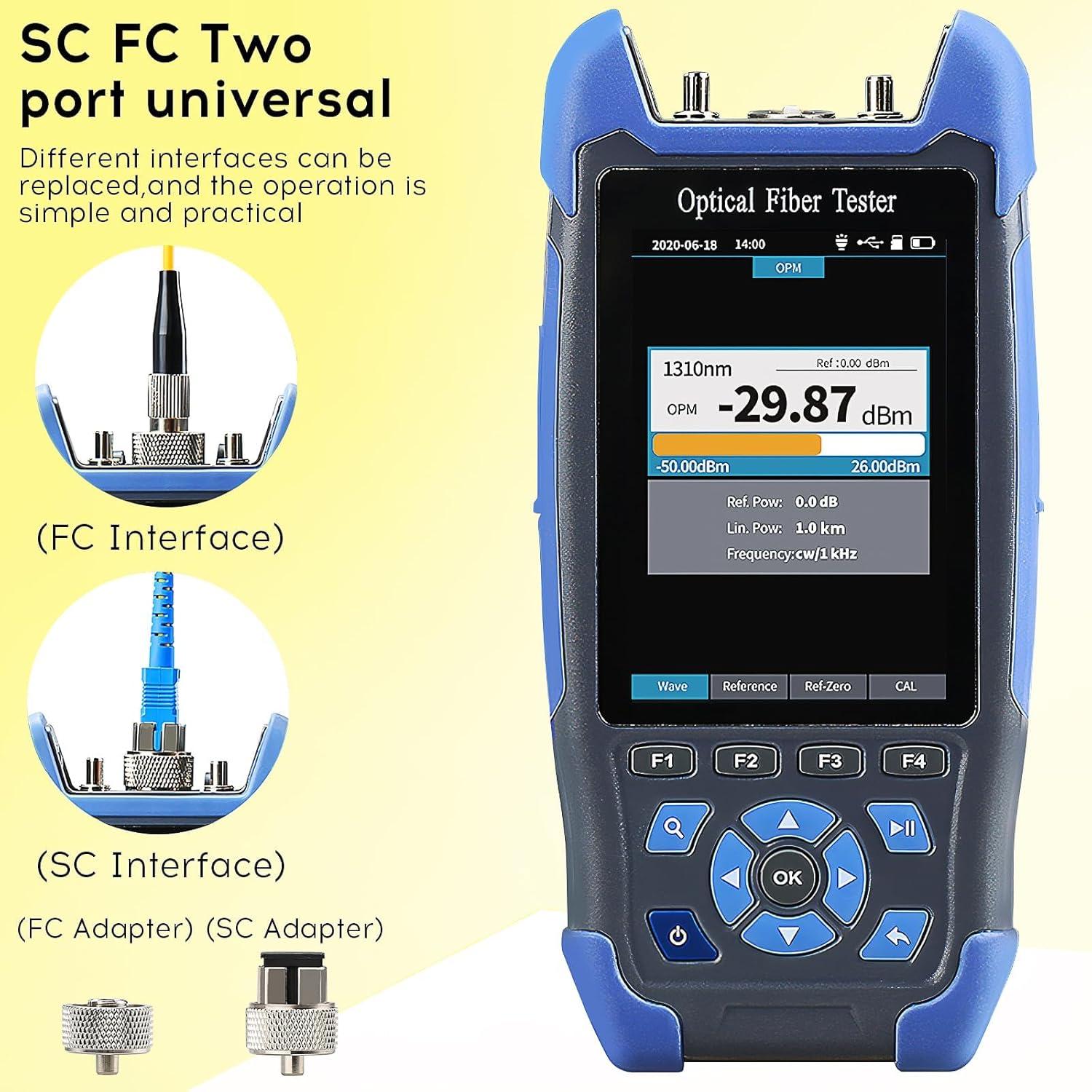 Probador OTDR A-900D Sumchan con OPM VFL OLS 60km