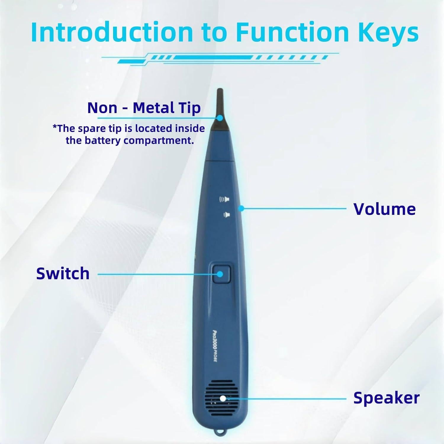 Kit de Generador de Tonos Pro3000 Rowzzi - Sonda y Herramienta