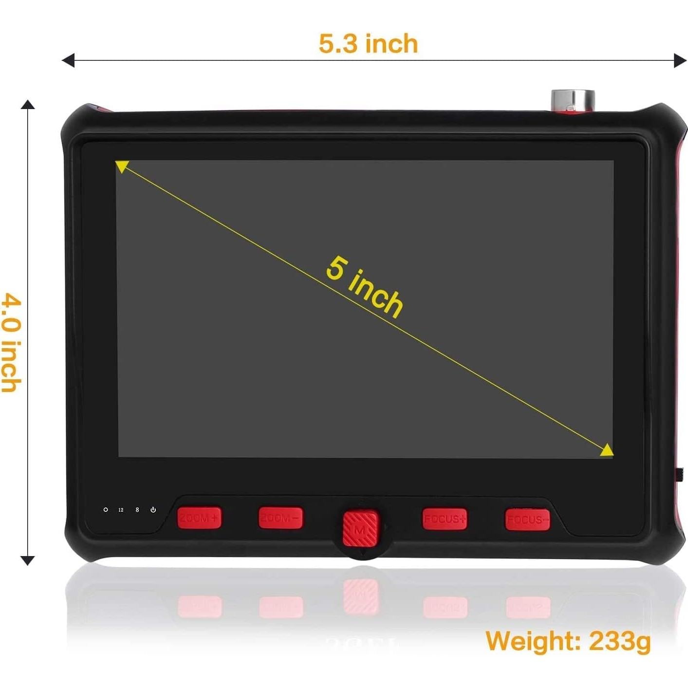 Tester de CCTV Portátil SGEF 6900-ACT 5" HDMI VGA