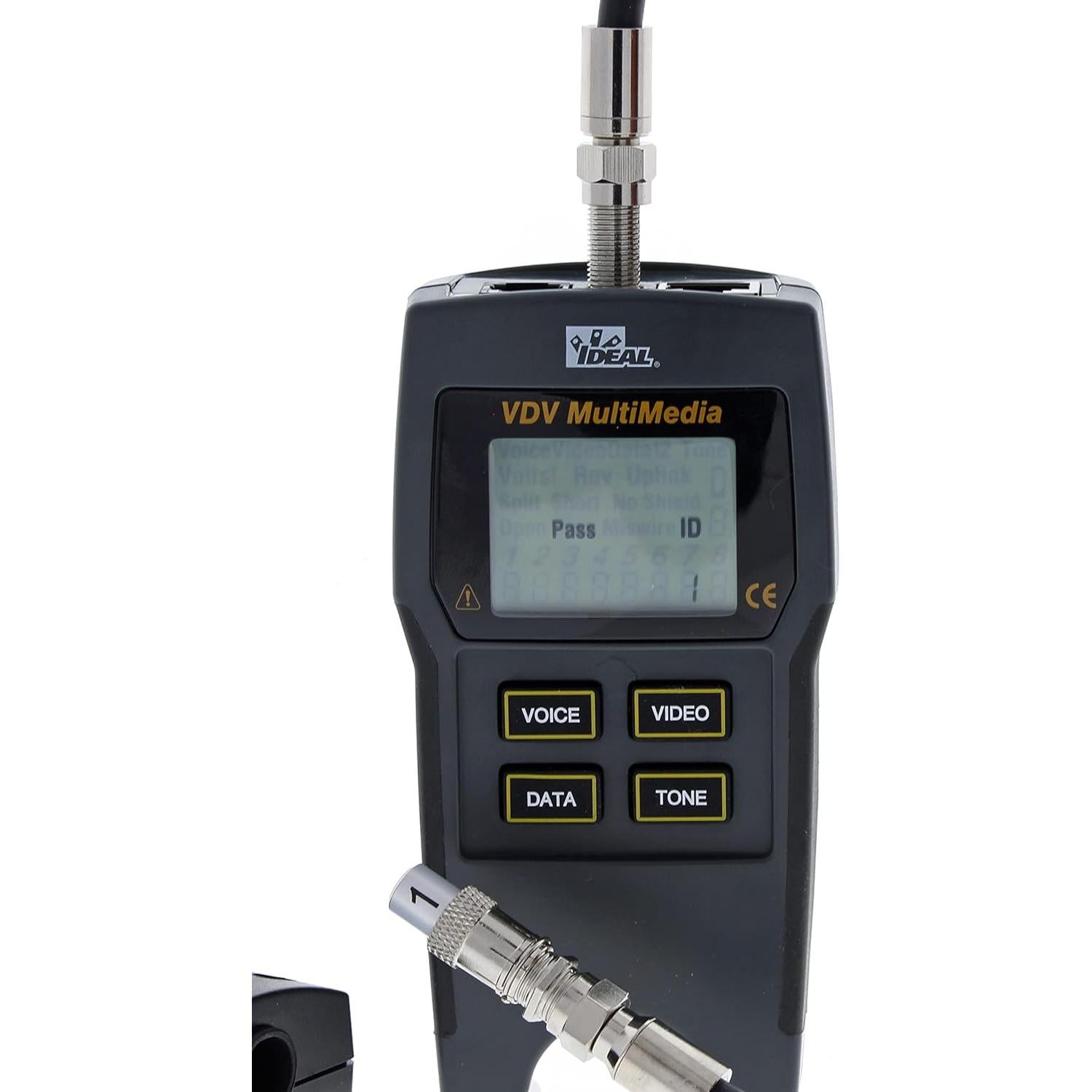 Probador de Cable VDV Multimedia Ideal 33-856 para Voz/Datos/Video