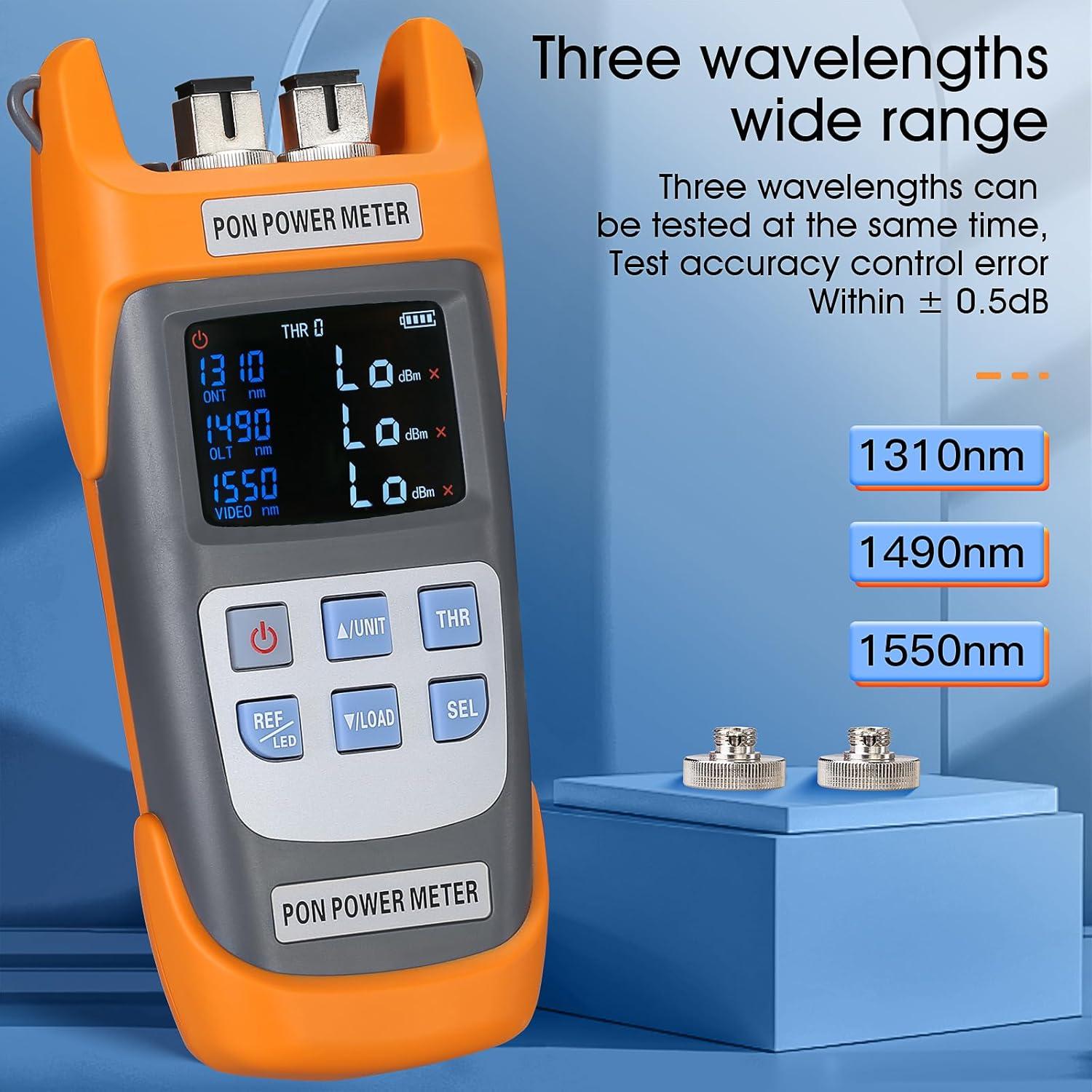 Medidor de Potencia Óptica SAIVXIAN A-330U SCUPC 1310-1550nm