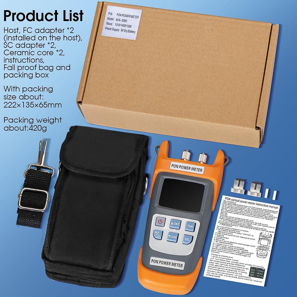 Medidor de Potencia Óptica SAIVXIAN A-330U SCUPC 1310-1550nm