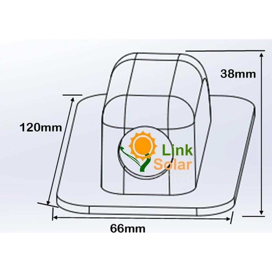 Entrante de Cable Solar ABS Negro 6mm² a 12mm² Link Solar