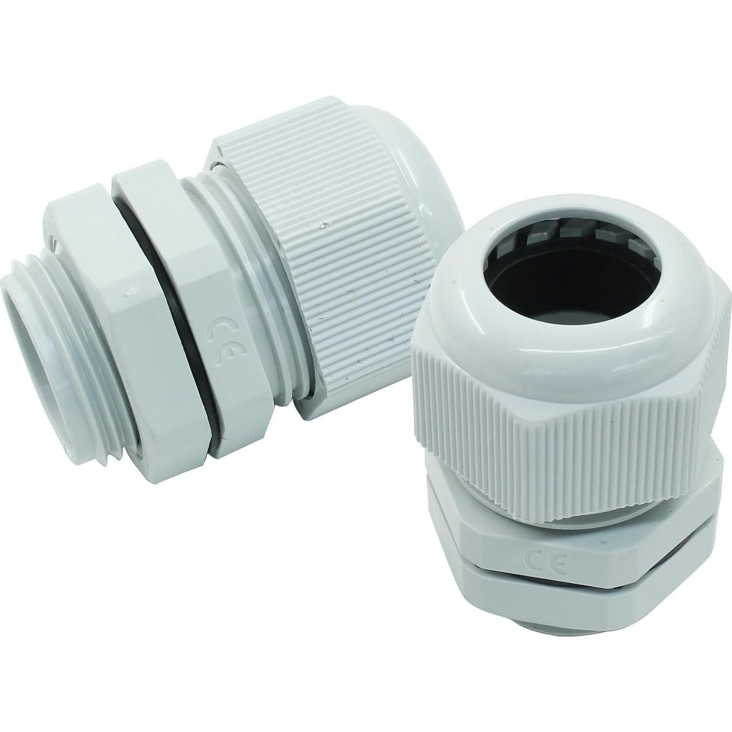 5 Conectores de Cable Impermeables NPT 3/4" PHITUODA Gris