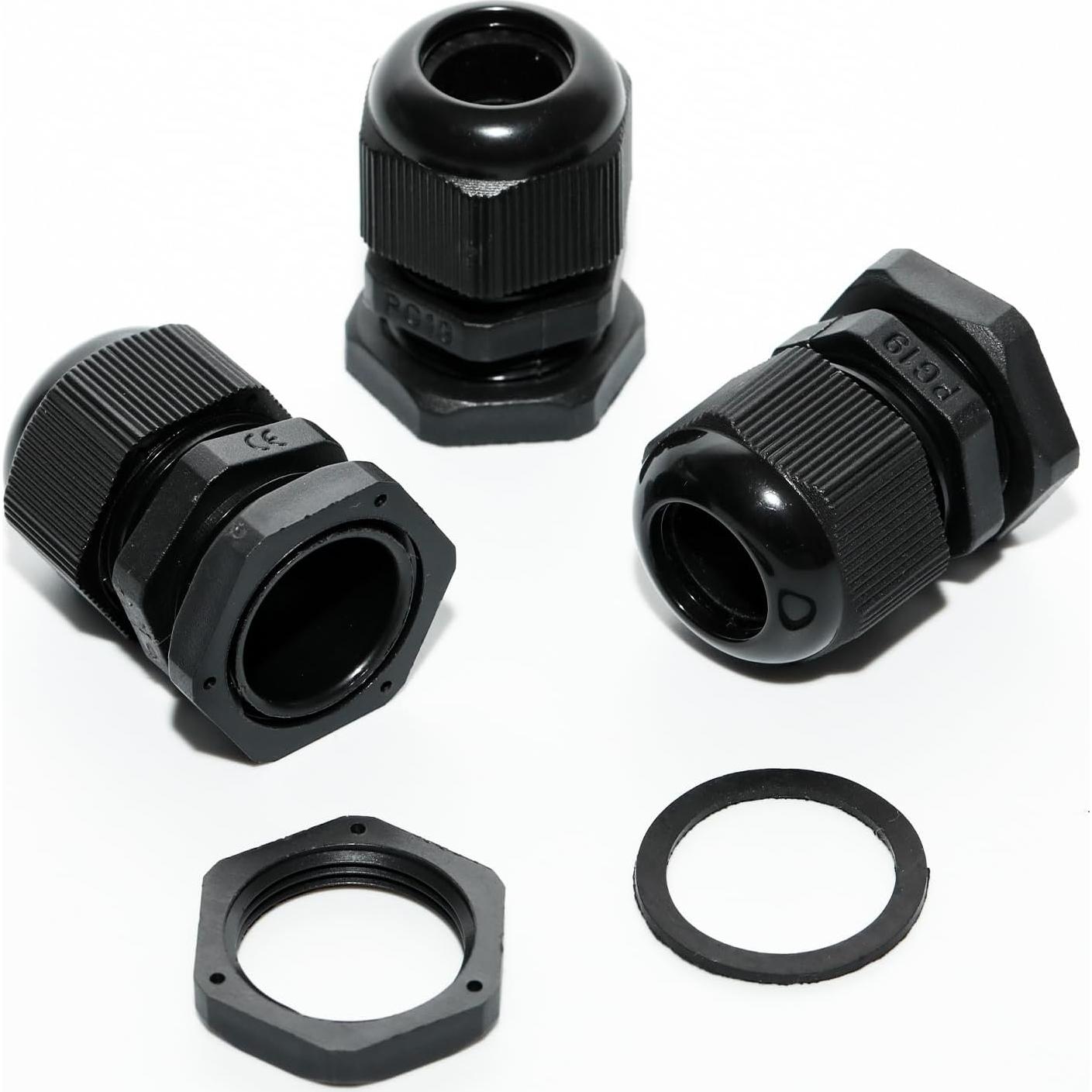 Pasacables Impermeable Lilaly PG19 - 50 Piezas Plástico