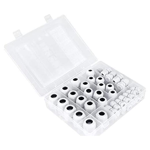 Kit de Conectores de Cable MAKERELE 45PCS Nylon Impermeable