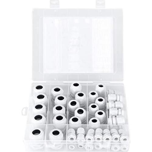 Kit de Conectores de Cable MAKERELE 45PCS Nylon Impermeable