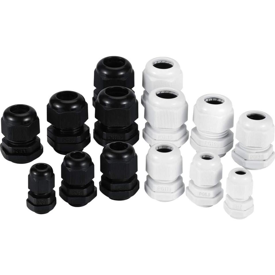 Kit de Conectores de Cable MAKERELE 45PCS Nylon Impermeable