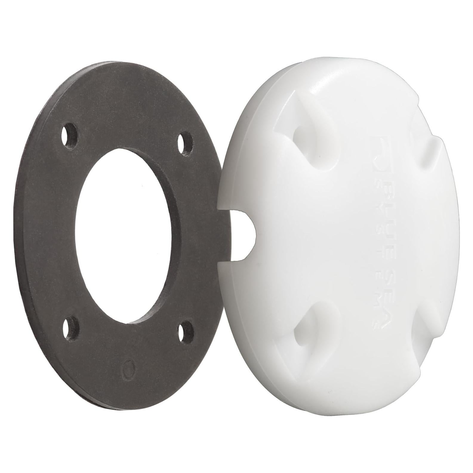 Entrada Lateral Impermeable Sistema Marítimo Azul 1007 Blanco