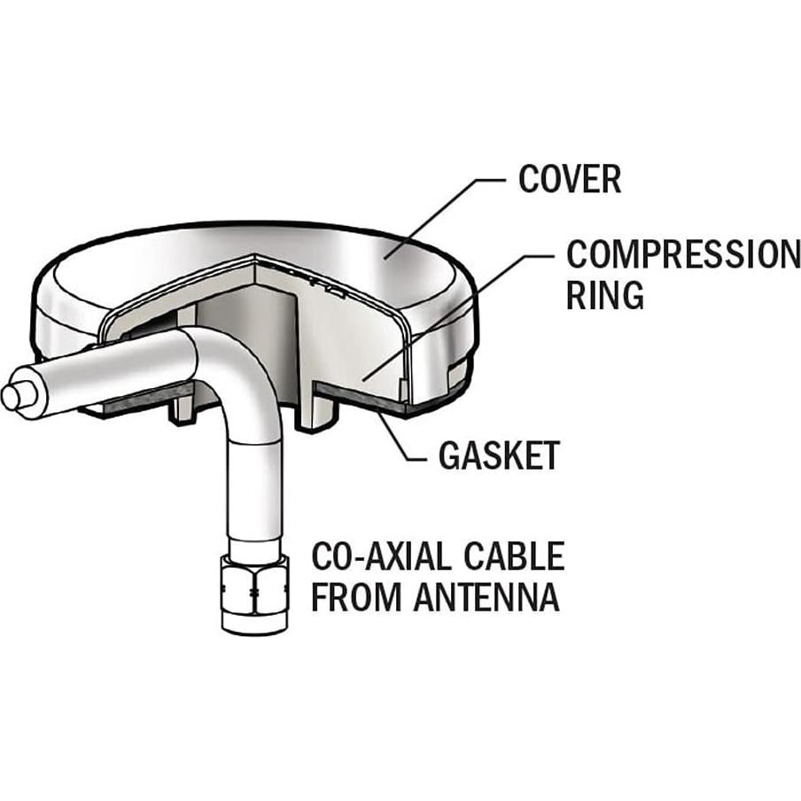 Entrada Lateral Impermeable Sistema Marítimo Azul 1007 Blanco