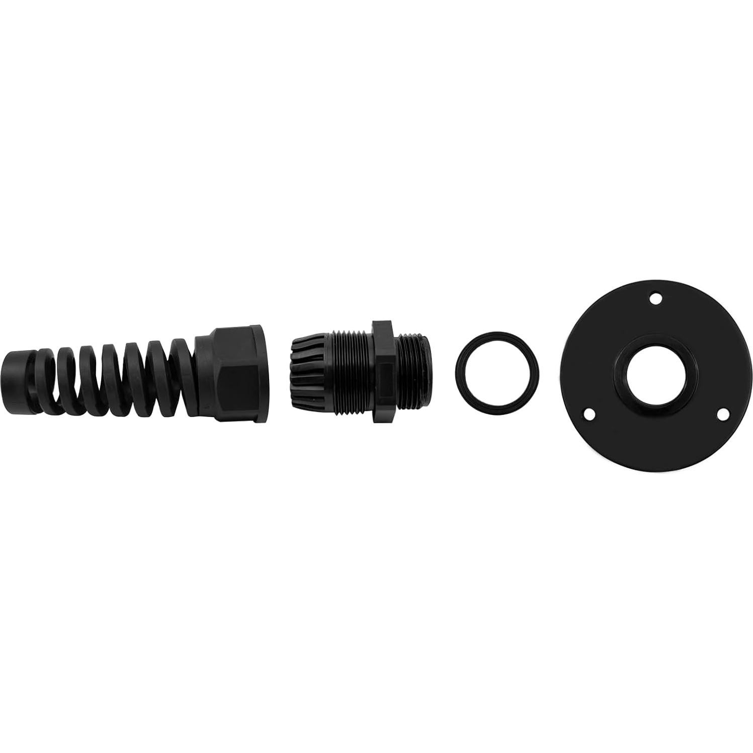 ISURE MARINE 2Pcs Cable Gland PG16 Aluminio IP68 10-14mm