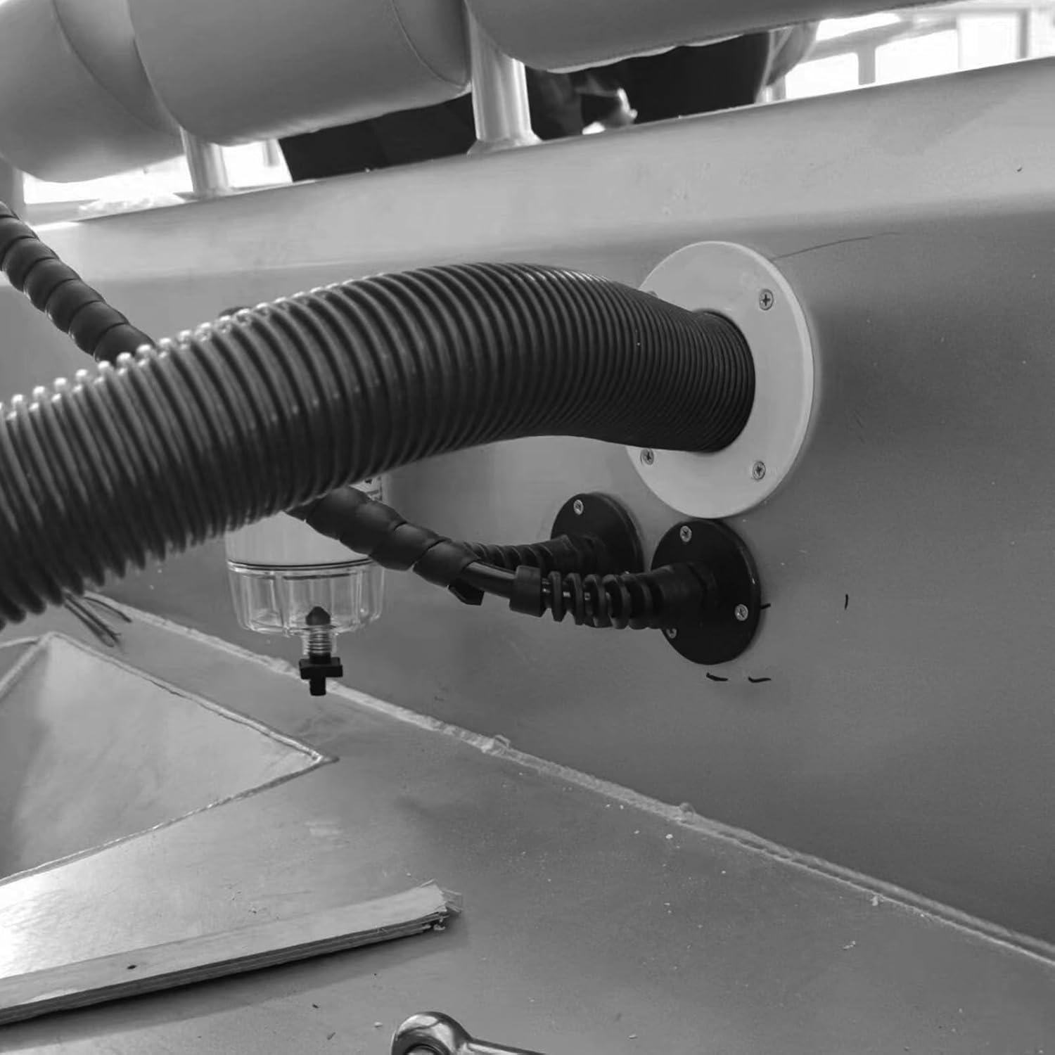 ISURE MARINE 2Pcs Cable Gland PG16 Aluminio IP68 10-14mm