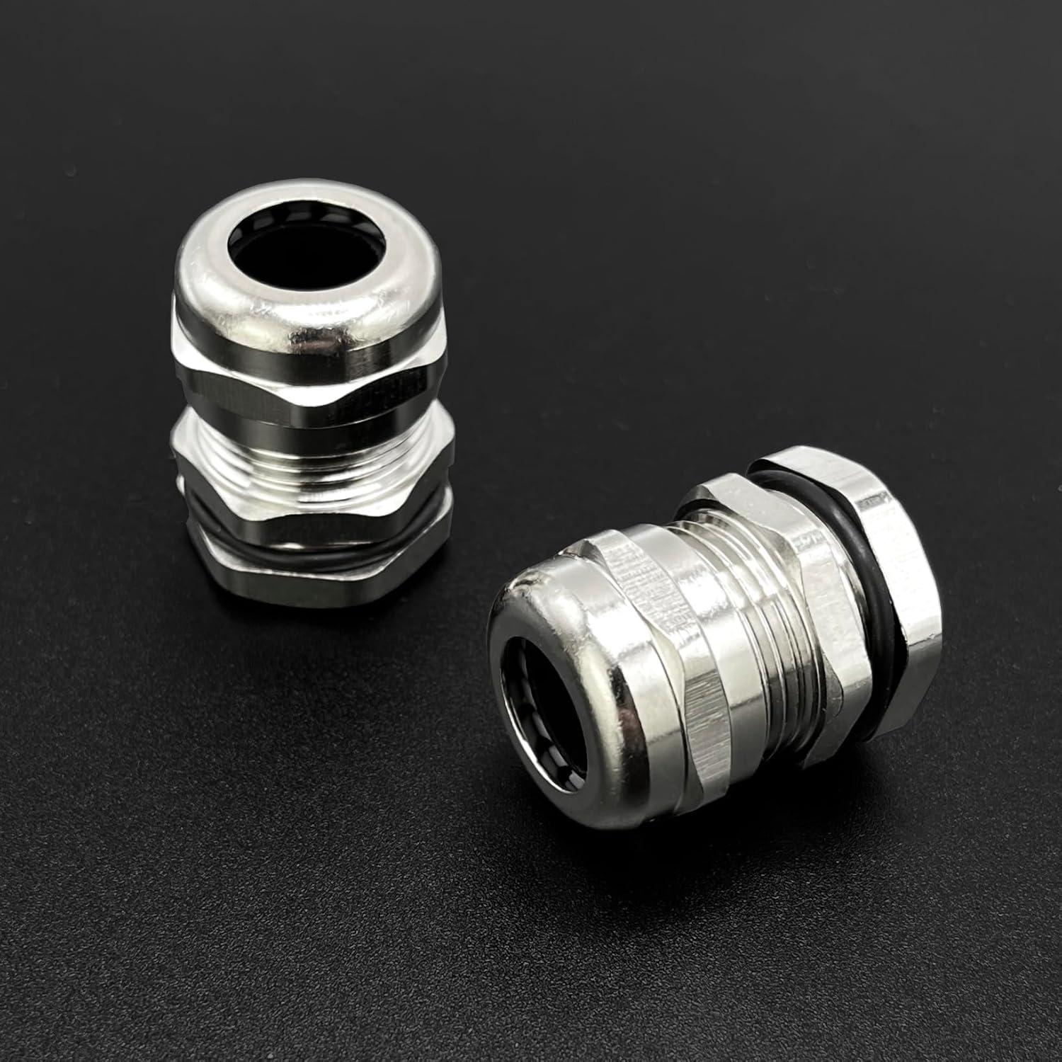 Gland de Cable MGI 1/2" NPT Latón Impermeable - Paquete de 2