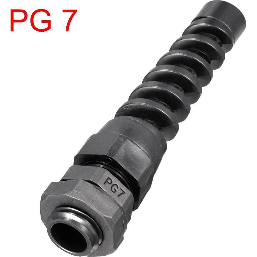 Conector de Cable PG7 Impermeable uxcell para 3-6.5mm