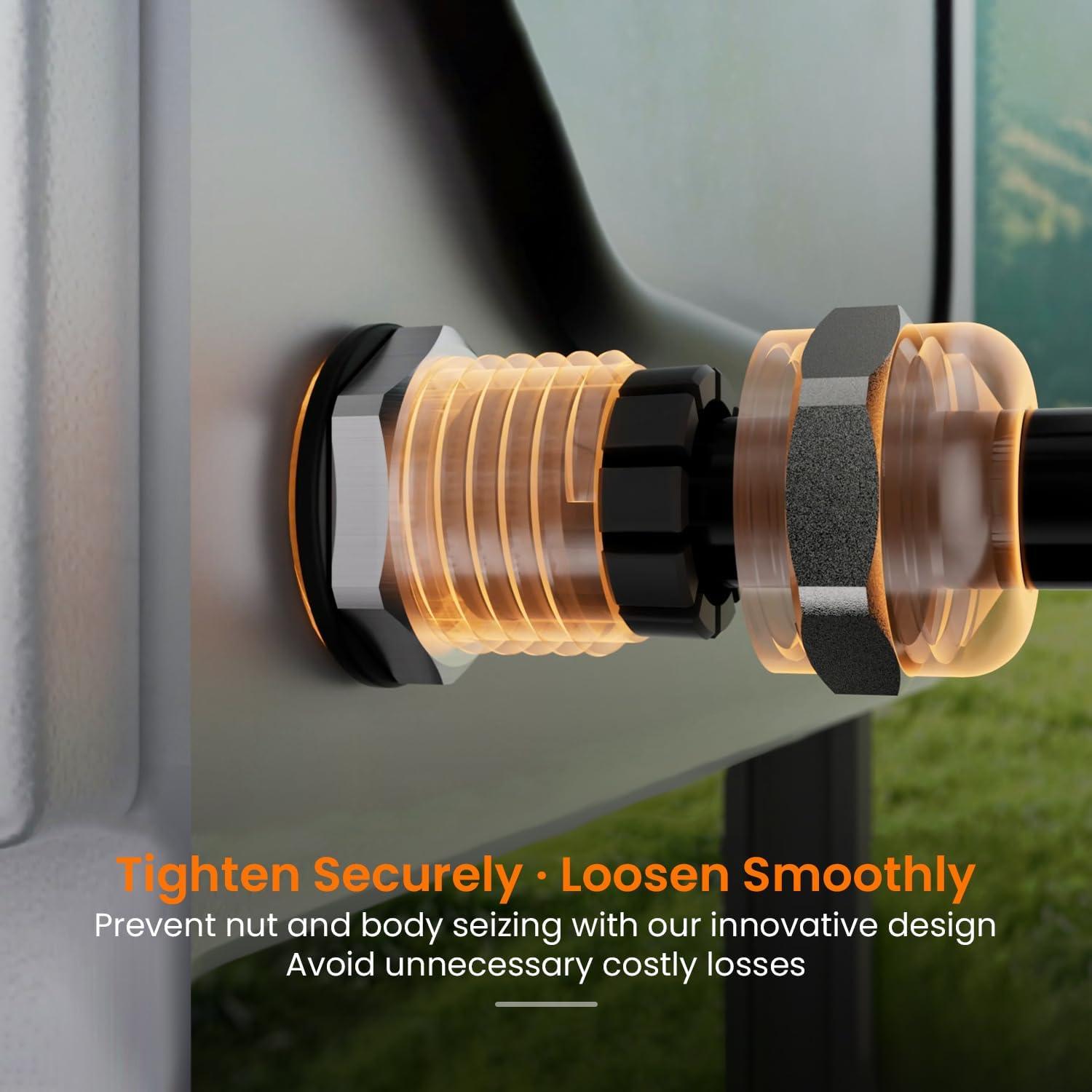 QILIPSU 10 Piezas Gland de Cable IP68 Acero Inoxidable 304