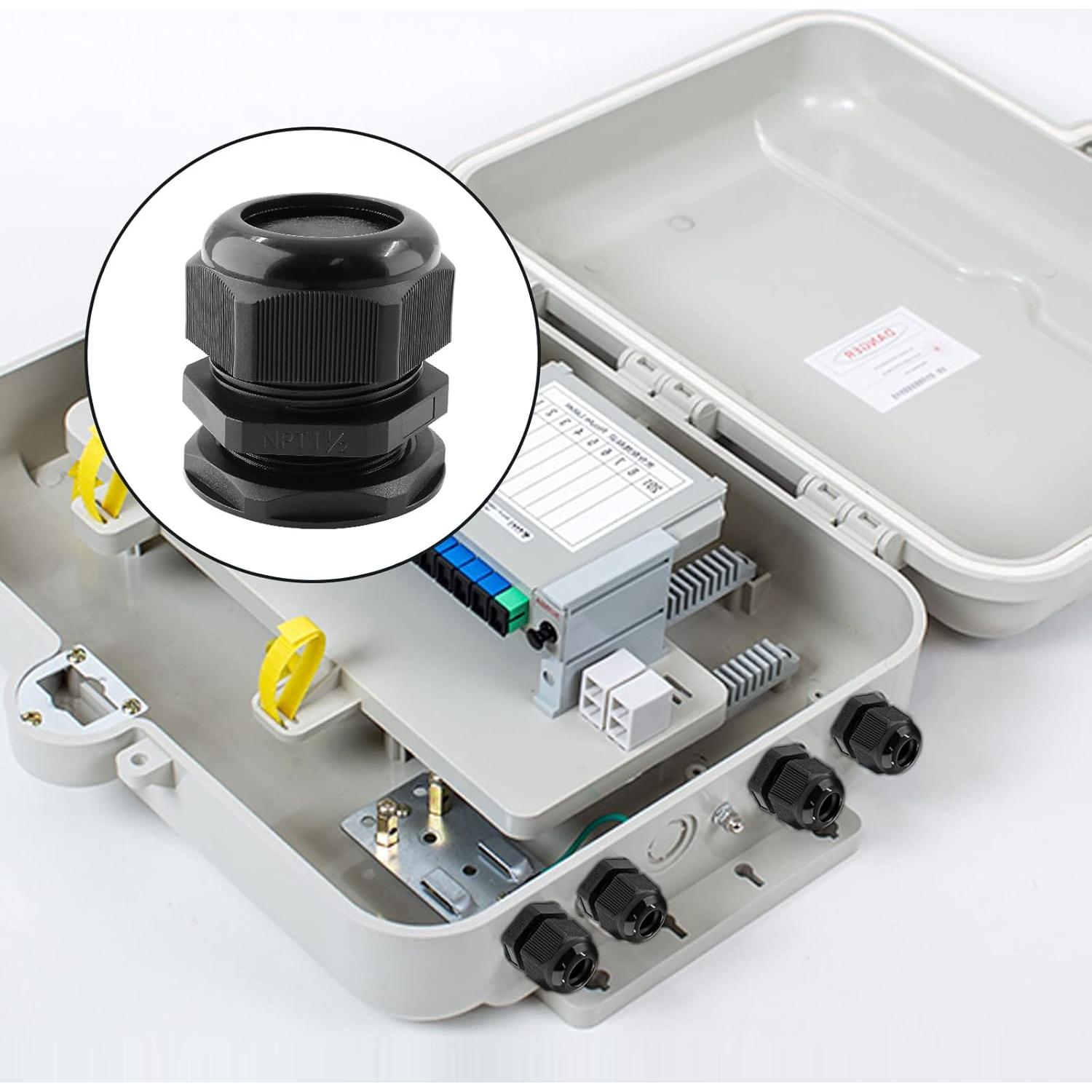 Paquete de 2 Conectores Estancos NPT 1-1/2" Rierdge IP68