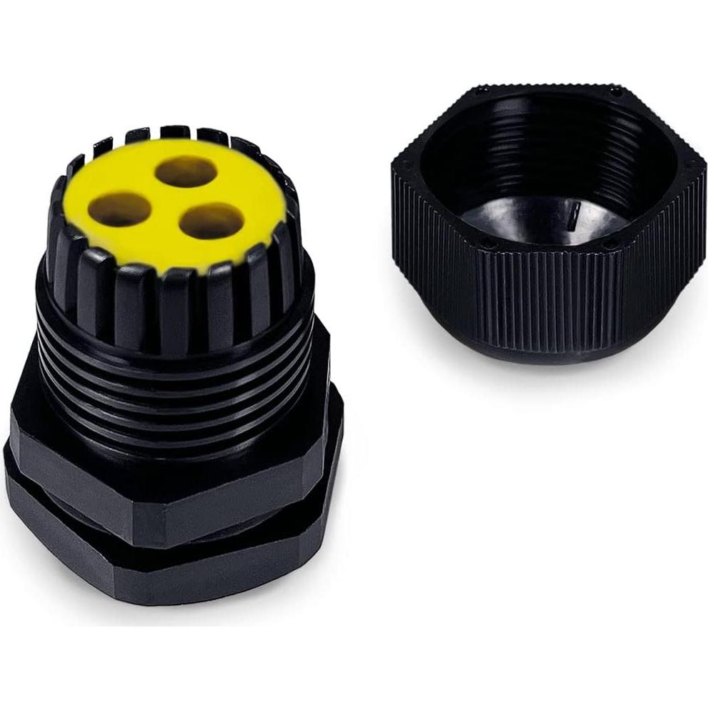 Entradas de cable nylon GOLBONG 3 agujeros IP67 a prueba de agua