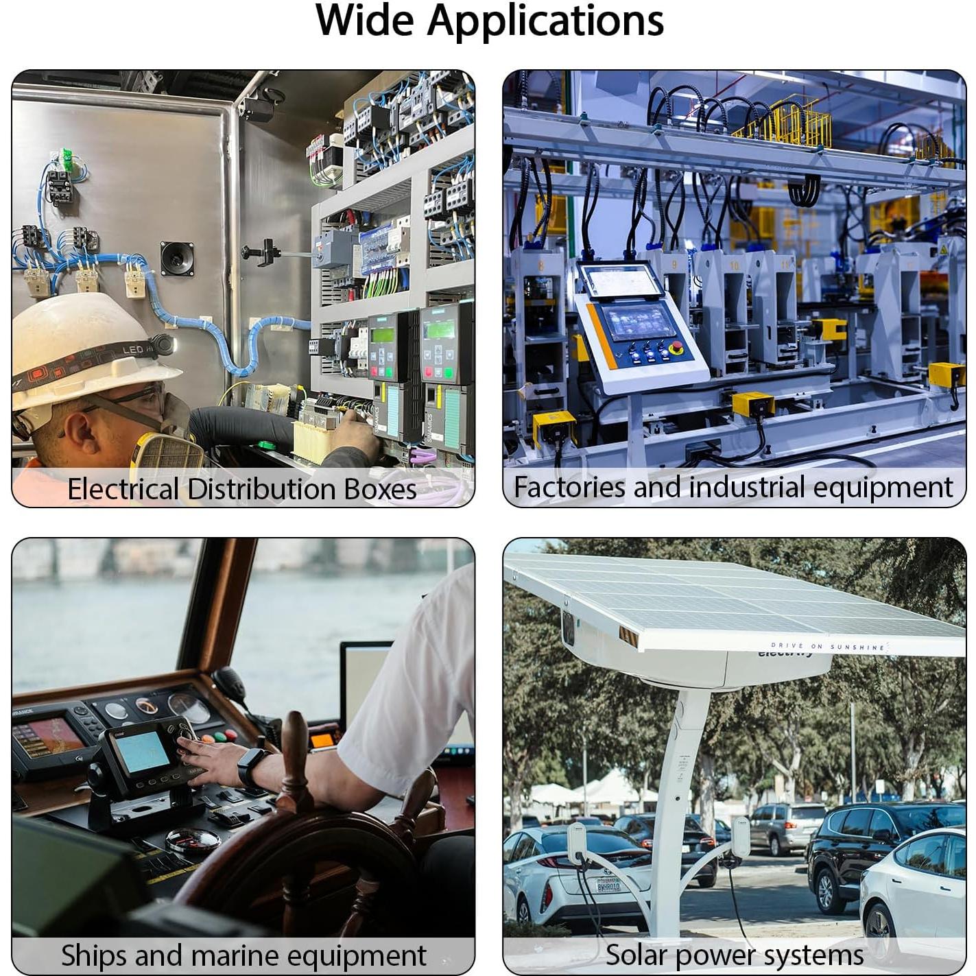 LeMotech Pasacables PG11 Impermeables 20 Piezas 6-10mm