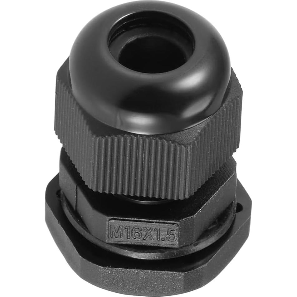 Conector de Cable M16x1.5 uxcell Nylon Impermeable 20pcs