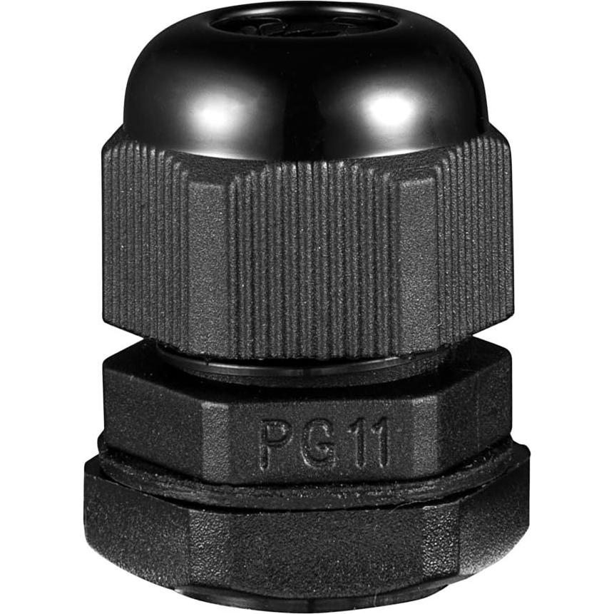 Tuerca de Cable PG11 uxcell 10 Pcs Impermeable IP68 Nylon 5-10mm