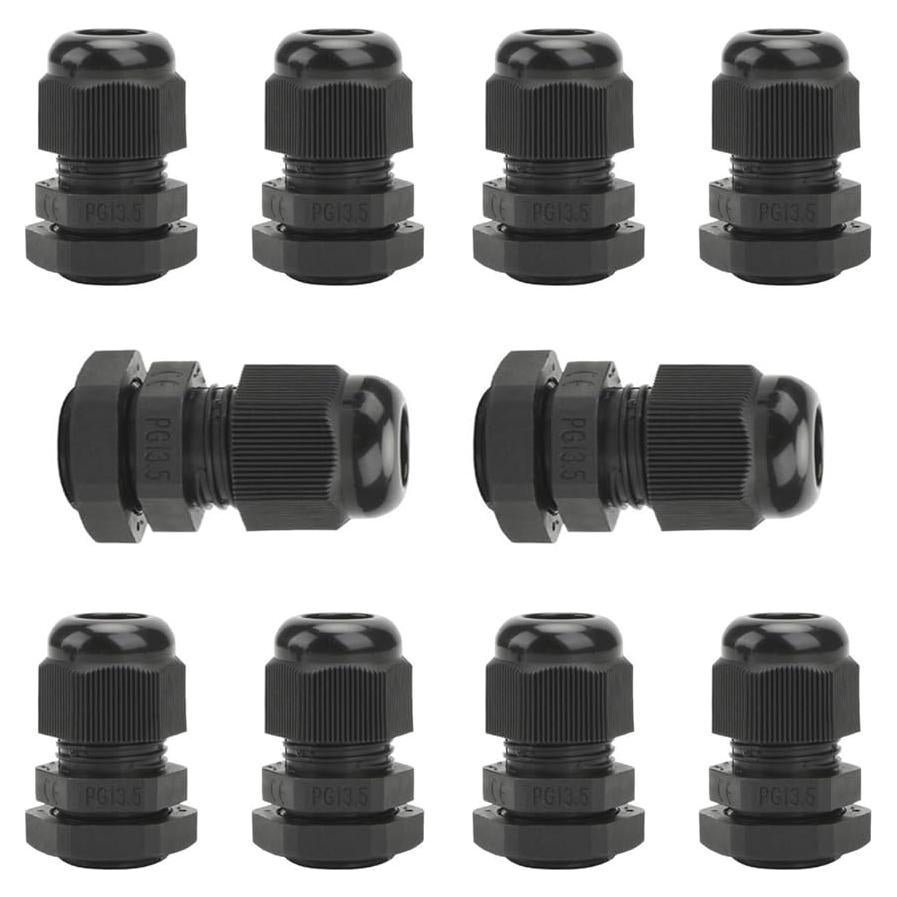 Conector de Cable PG 13.5 Nylon Impermeable IP68 10PCS