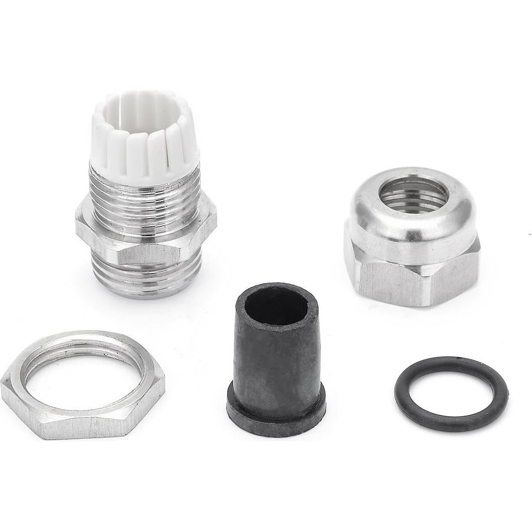 Conector de Cable PG9 uxcell Acero Inoxidable a Prueba de Agua 3 Pcs