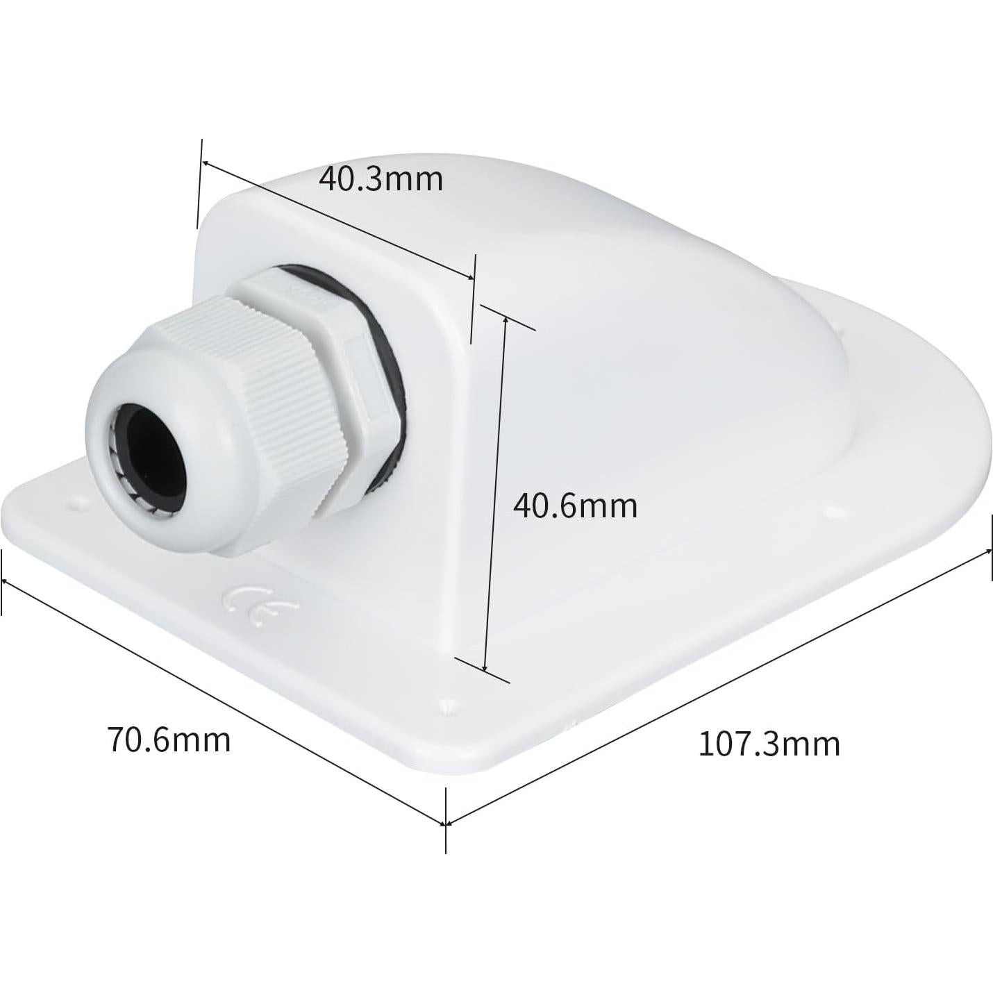 Entrante de Cable Solar ABS Impermeable TOMSHIELE 6-12mm