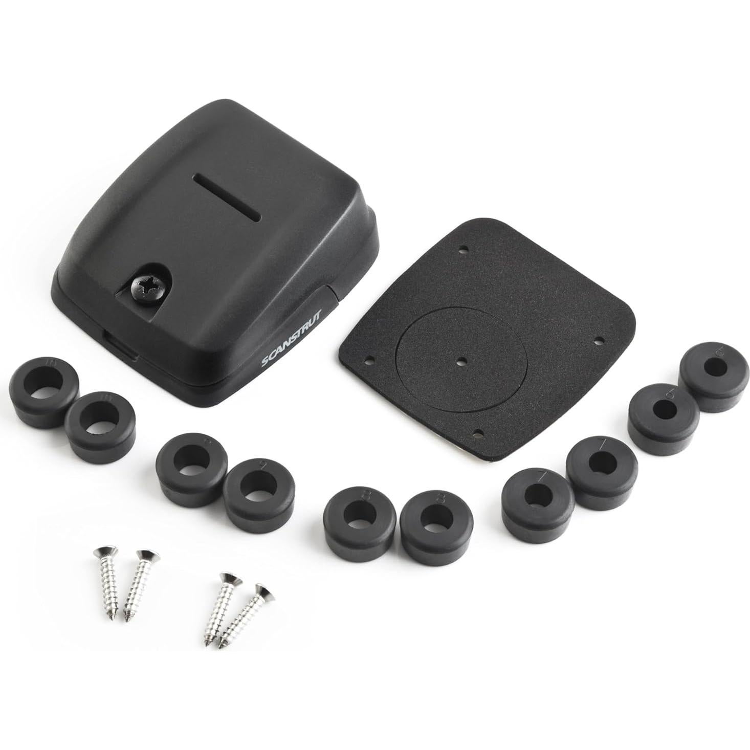 Sello de Cable Horizontal Doble Scanstrut DS-HD10-BLK Negro