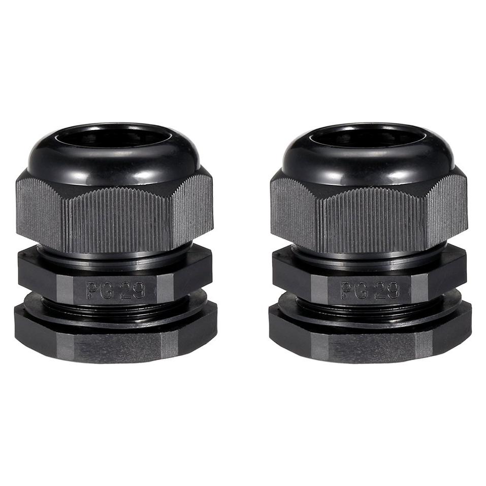 Conector PG29 uxcell para Cable 18-25mm Impermeable 2 Pcs