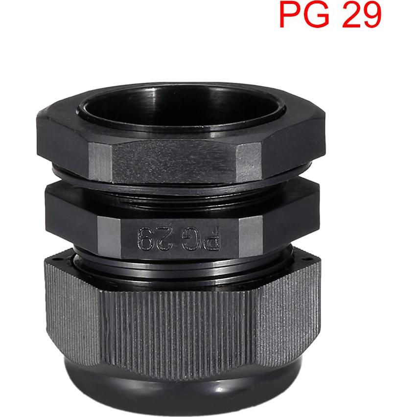 Conector PG29 uxcell para Cable 18-25mm Impermeable 2 Pcs