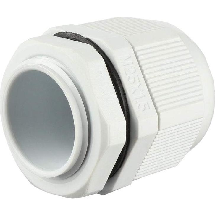 Conector Ajustable de Cable Gland Nylon Impermeable M25 10 Pcs