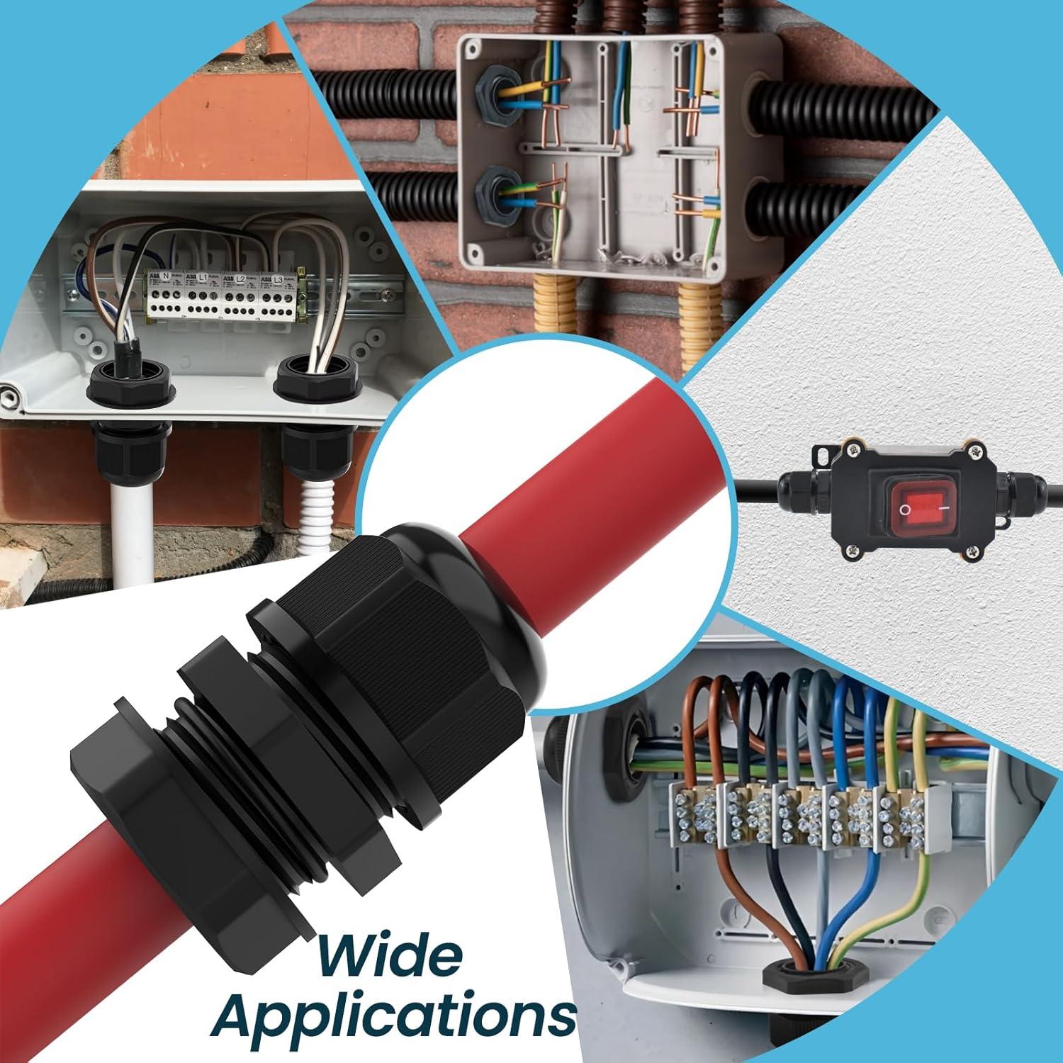 Estrangulador de Alivio de Tensión SDTC Tech M20x1.5 IP68 10 Pcs