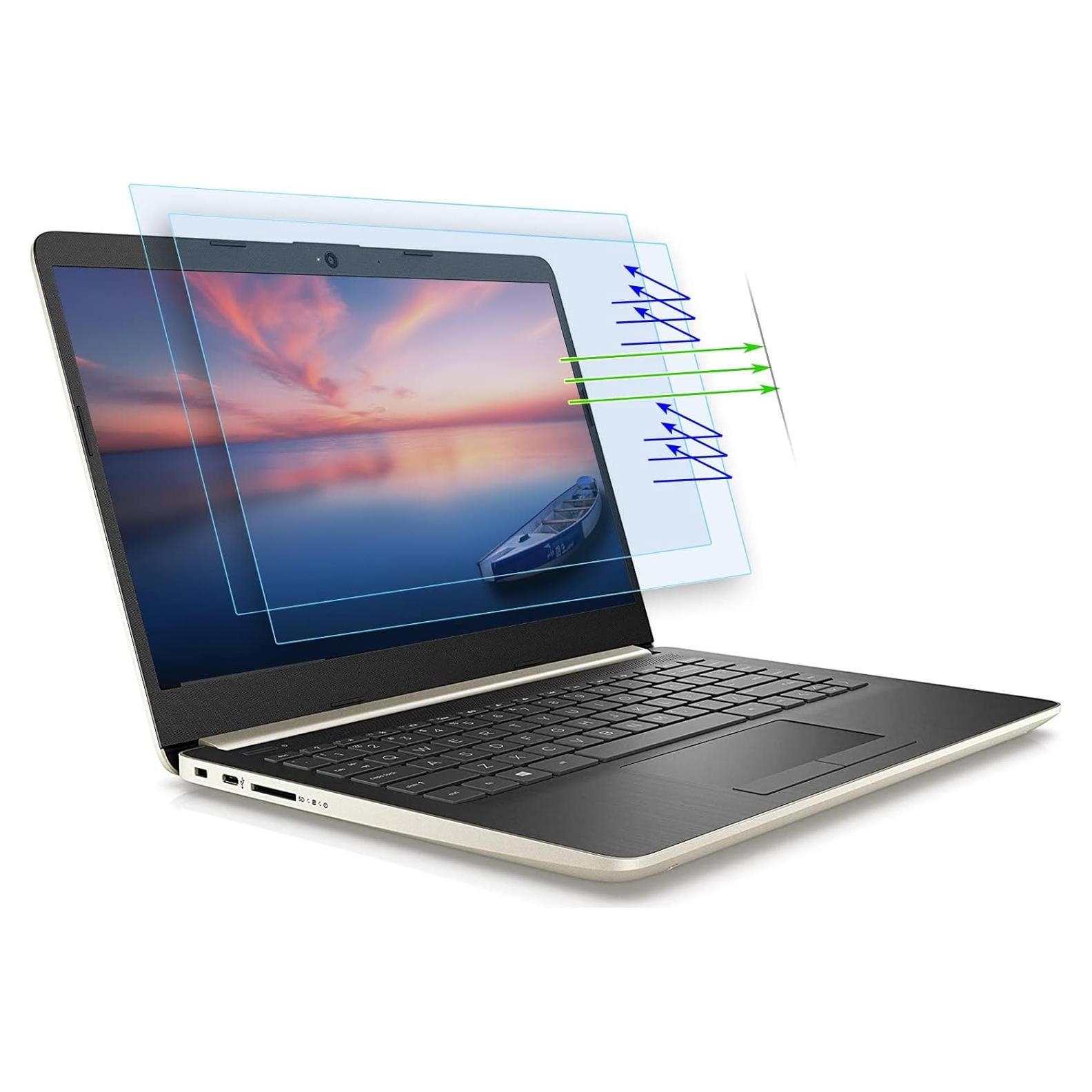 Protector de Pantalla CaseBuy para Laptop HP 14" Anti Luz Azul